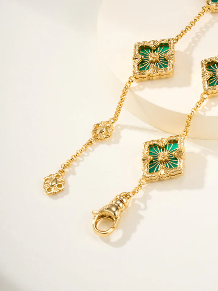 [Eternal jewelry]B.C.L ENAMELED Five-Flower Bracelet£¨Various Colors)