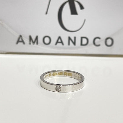 [Eternal Jewelry]LOVE RING 4MM 1 DIAMOND