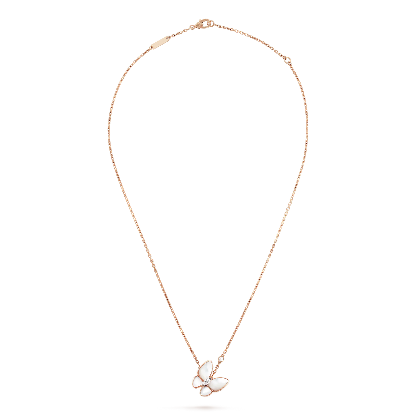[Eternal Jewelry]BUTTERFLY MOP DIAMOND NECKLACE