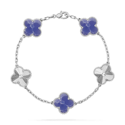 [Eternal Jewelry]CLOVER 5 MOTIF BLUE VEINS BRACELET COLLECTION