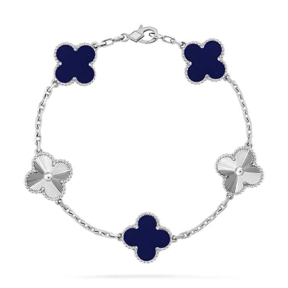 [Eternal Jewelry]CLOVER 5 MOTIF LAPIS LAZULI BRACELET COLLECTION