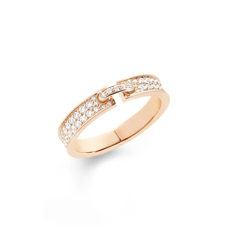 [Eternal Jewelry]ALLIANCE LIENS VIDENCE PAVED DIAMOND 4MM RING
