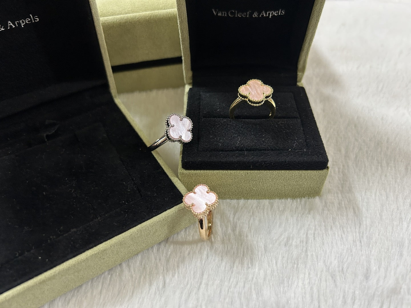 [Eternal Jewelry]Pink Clover Ring
