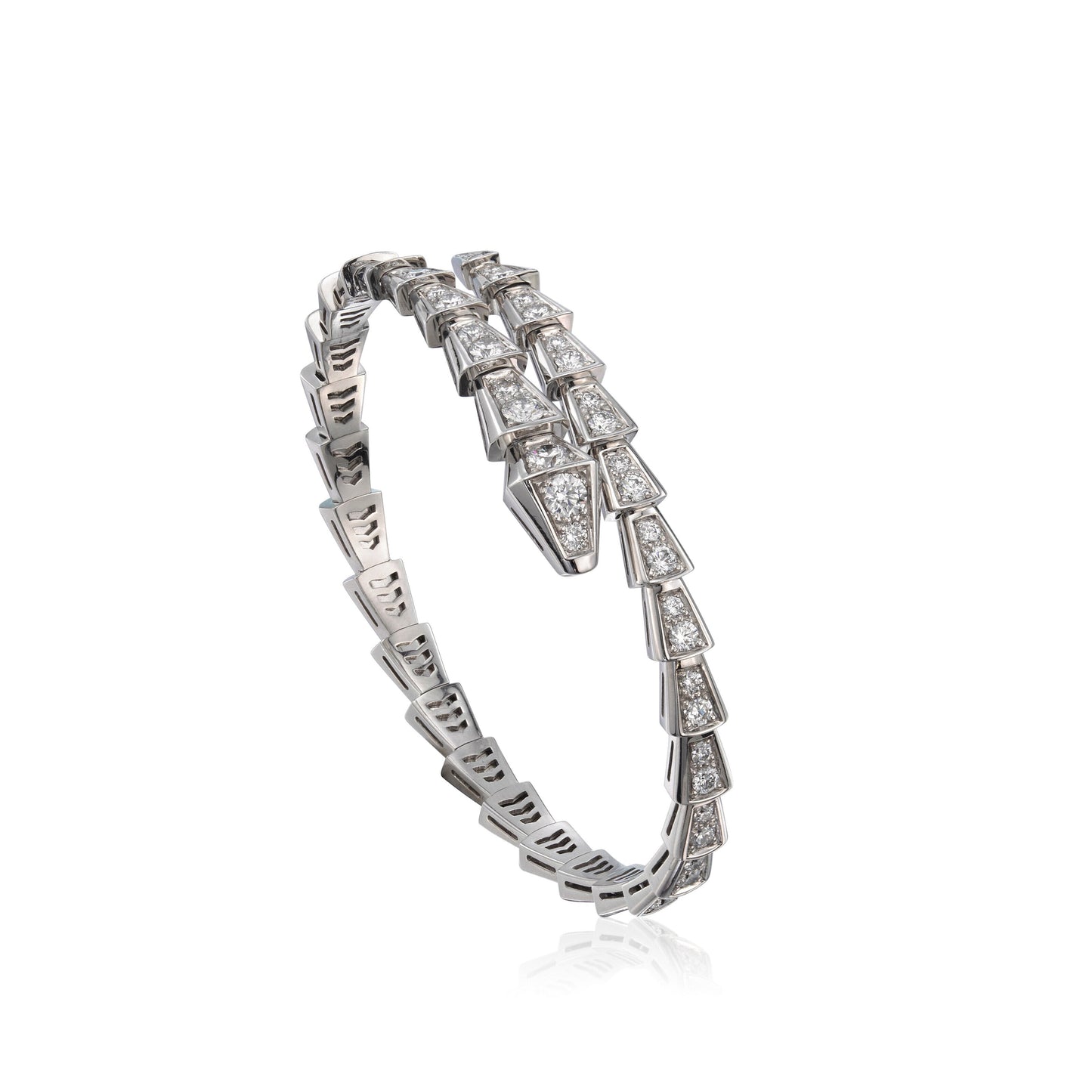 [Eternal Jewelry]SERPENTI BRACELET 6MM SILVER DIAMOND
