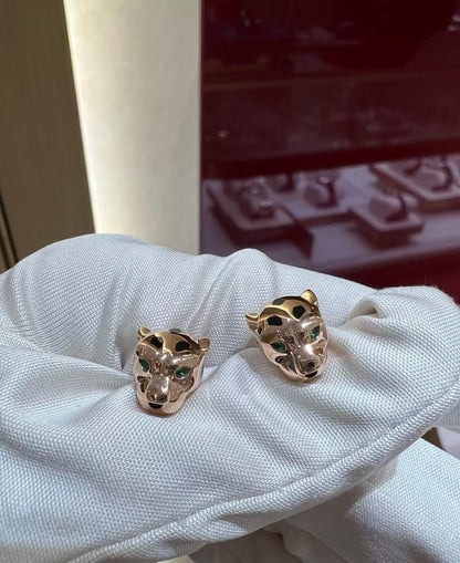 [Eternal jewelry]CHRRTAH-PRINT STUD EARRINGS, THREE COLORS