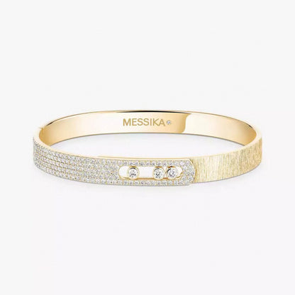 [Eternal jewelry]2026 BRAND-NEW FROSTED BRACELET WITH DIAMONDS THREE COLORS