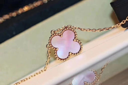 [Eternal Jewelry]CLOVER MINI 9.5mm Pink Necklace