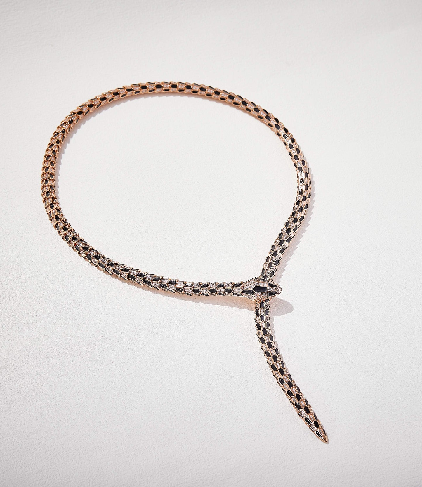 [✨Eternal Jewelry✨] High-End Bespoke Black Onyx Serpent Necklace