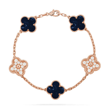 [Eternal Jewelry]CLOVER 5 MOTIF PIETERSITE BRACELET COLLECTION