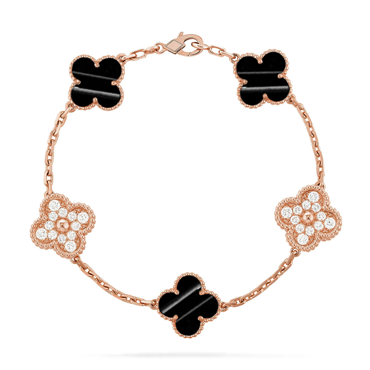 [Eternal Jewelry] CLOVER 5 MOTIF PULSAR STONE BRACELET COLLECTION