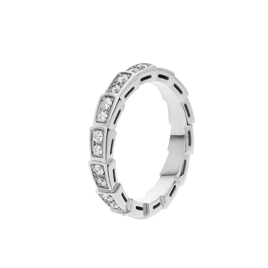 [Eternal Jewelry]SERPENTI RING SILVER DIAMOND PAVED 3MM
