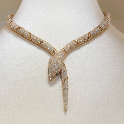 [✨Eternal Jewelry✨]HAUTE COUTURE GOLD SERPENTI NECKLACE