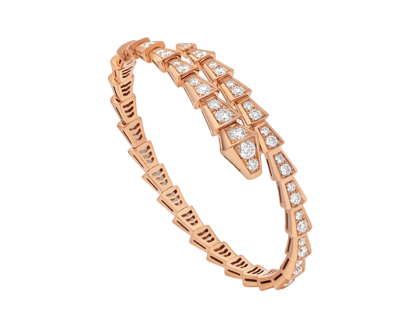 [Eternal Jewelry]SERPENTI BRACELET 6.8MM PINK GOLD DIAMOND