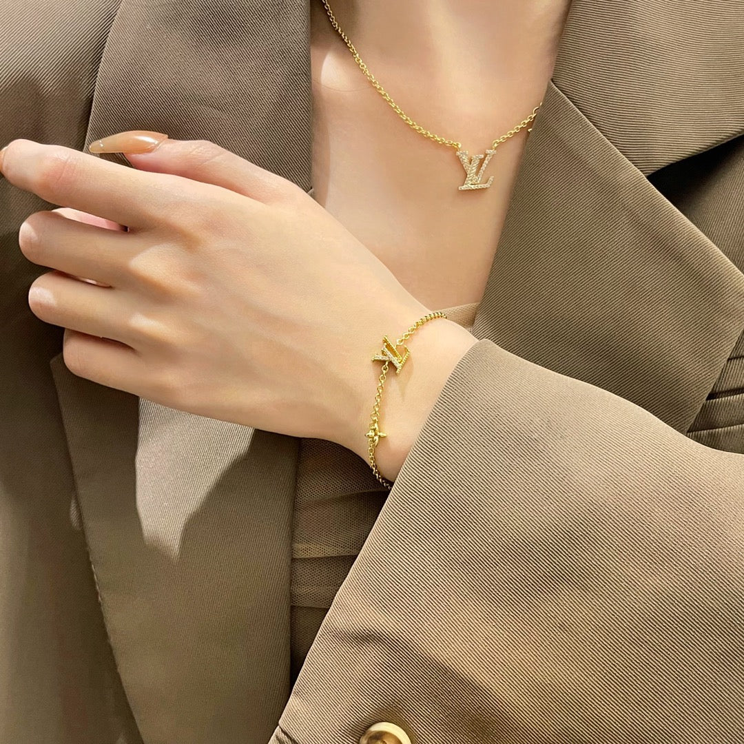 [Eternal Jewelry]LOGO STAR MOTIF GOLD BRACELET