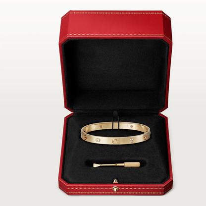 [Eternal Jewelry]LOVE BRACELET 6.1MM 4 DIAMONDS