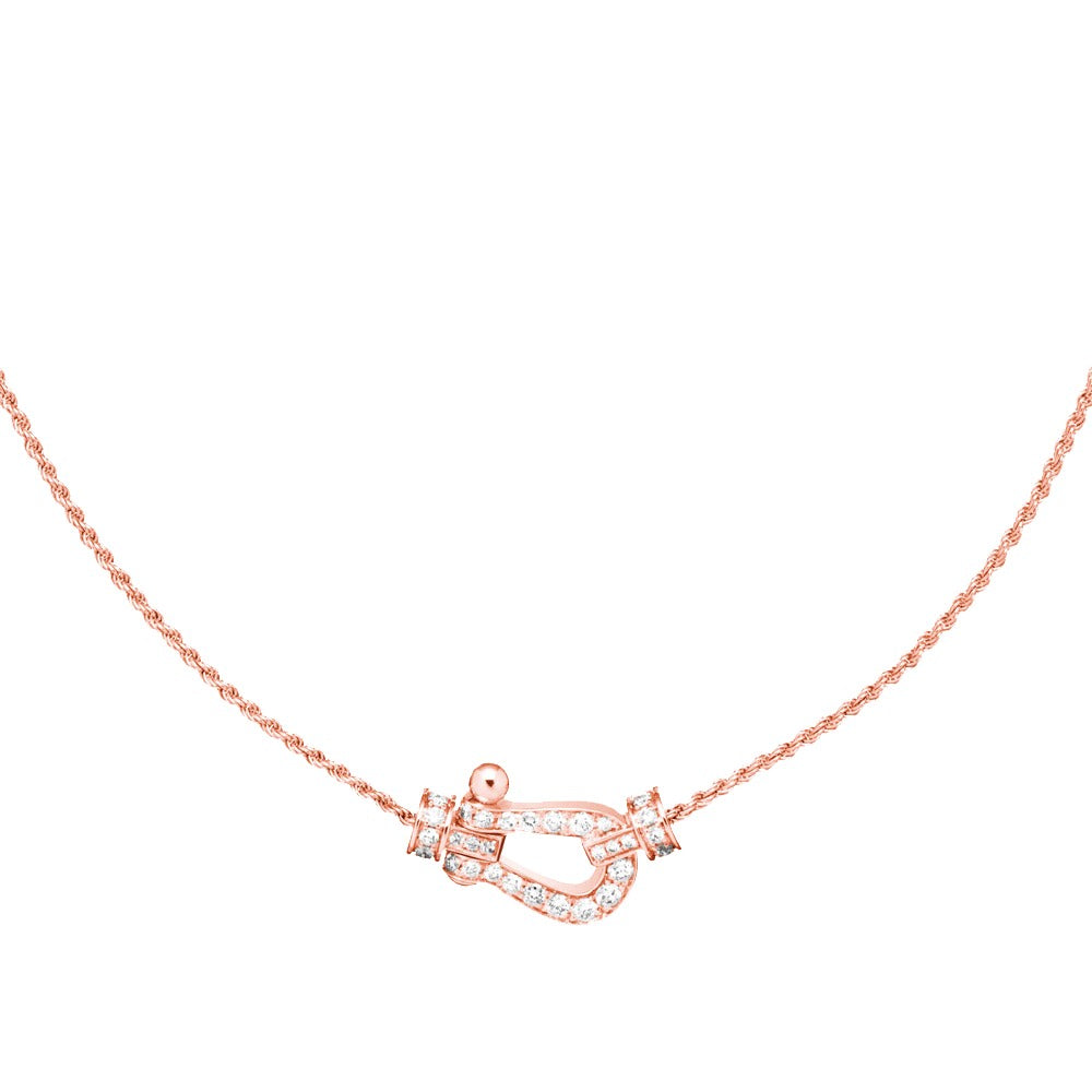 [Eternal Jewelry]FORCE 10 PINK GOLD DIAMOND NECKLACE