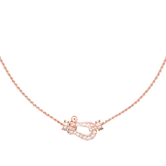 [Eternal Jewelry]FORCE 10 PINK GOLD DIAMOND NECKLACE