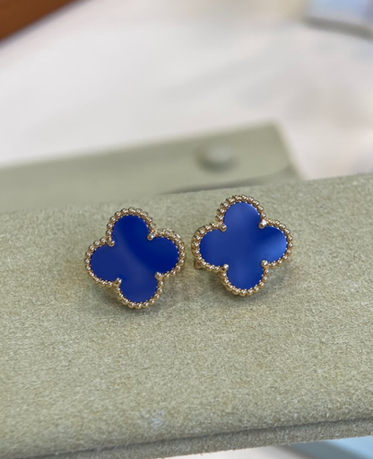 [Eternal Jewellery] Clover Medium 15mm Turquoise Earrings