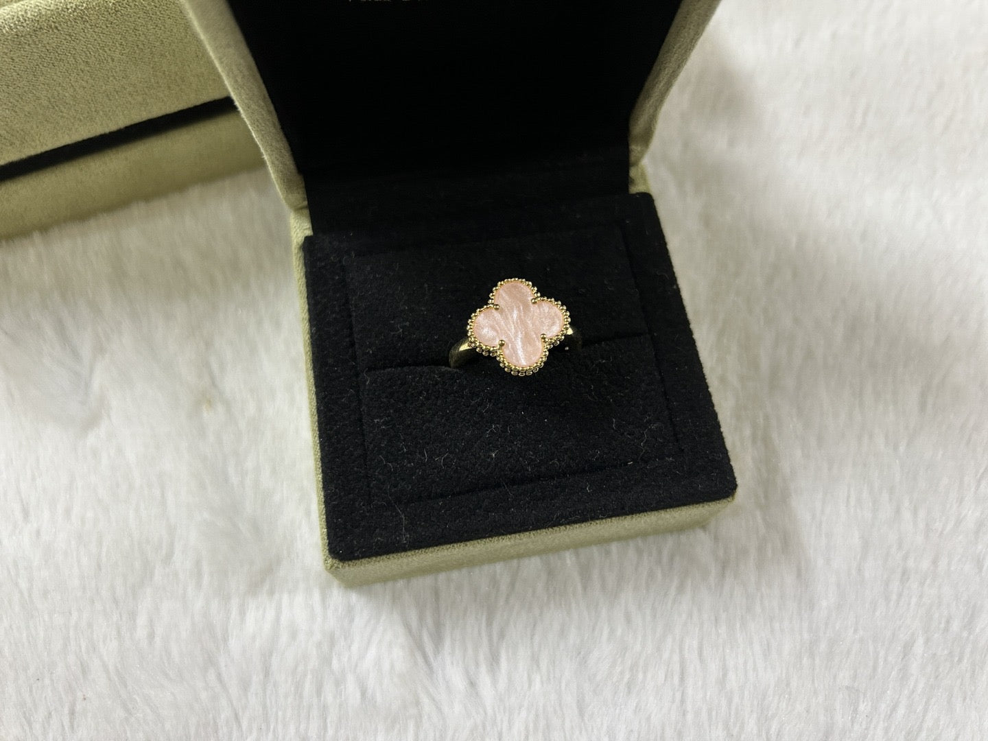 [Eternal Jewelry]Pink Clover Ring