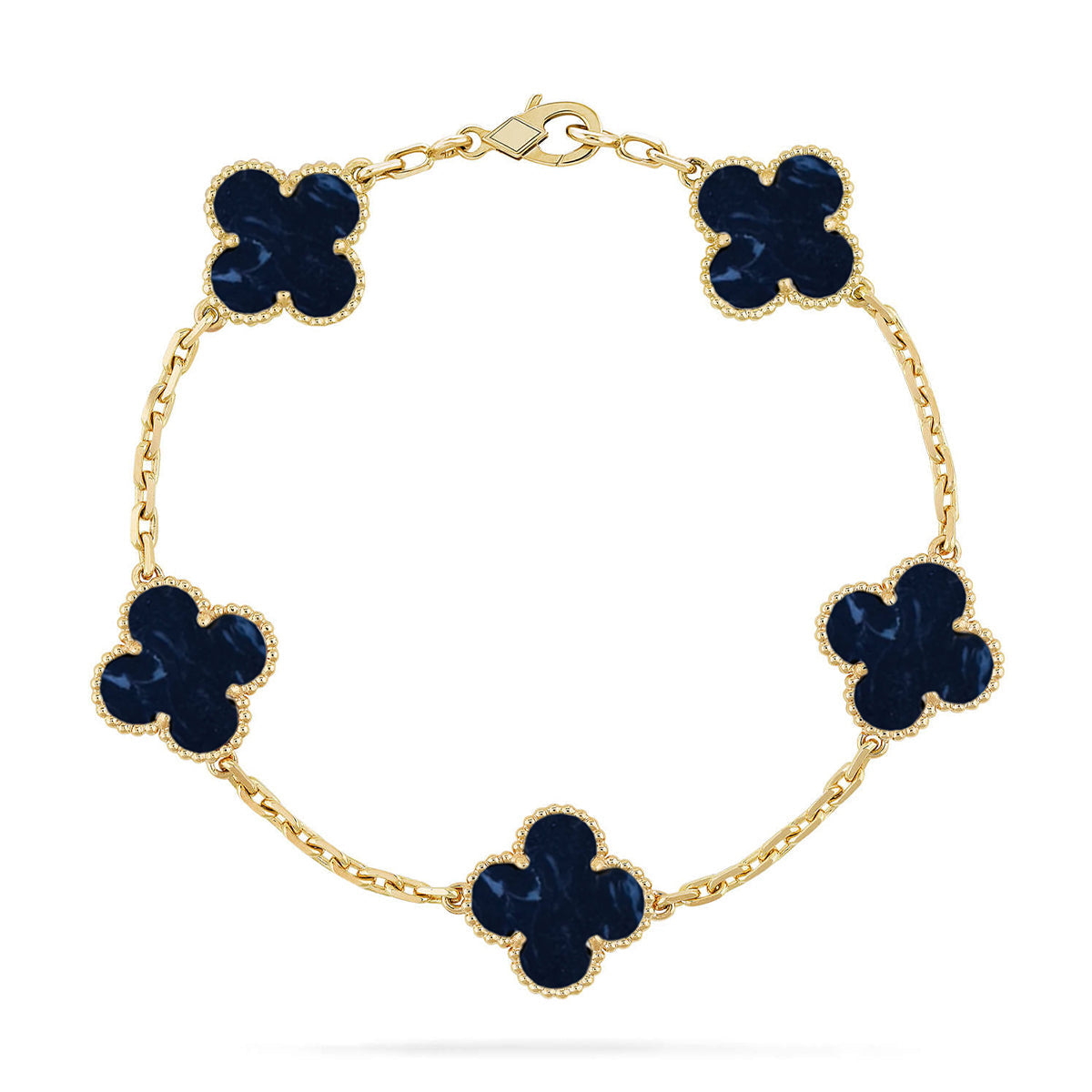 [Eternal Jewelry]CLOVER 5 MOTIF PIETERSITE BRACELET COLLECTION