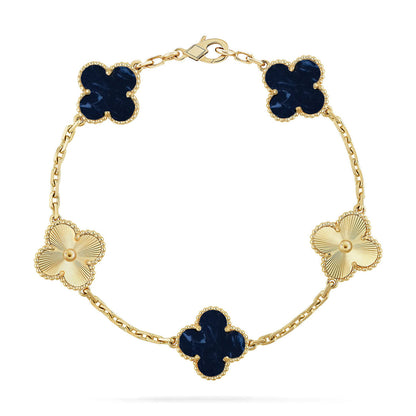 [Eternal Jewelry]CLOVER 5 MOTIF PIETERSITE BRACELET COLLECTION