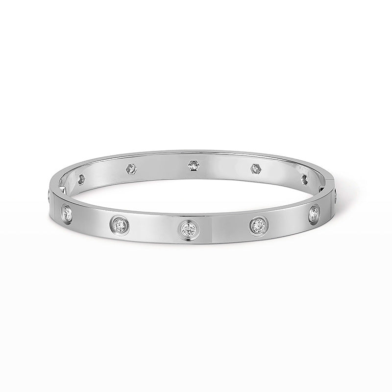 [Eternal Jewelry]LOVE BRACELET 6.1MM 10 DIAMONDS