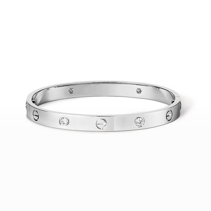 [Eternal Jewelry]LOVE BRACELET 6.1MM 4 DIAMONDS