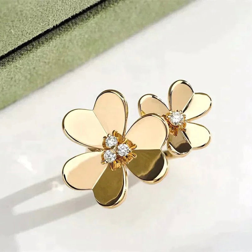 [Eternal Jewelry]CLOVER COMOS GOLD DIAMOND RING