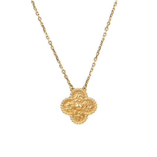 [Eternal Jewelry]CLOVER 15MM  BRONZING NECKLACE