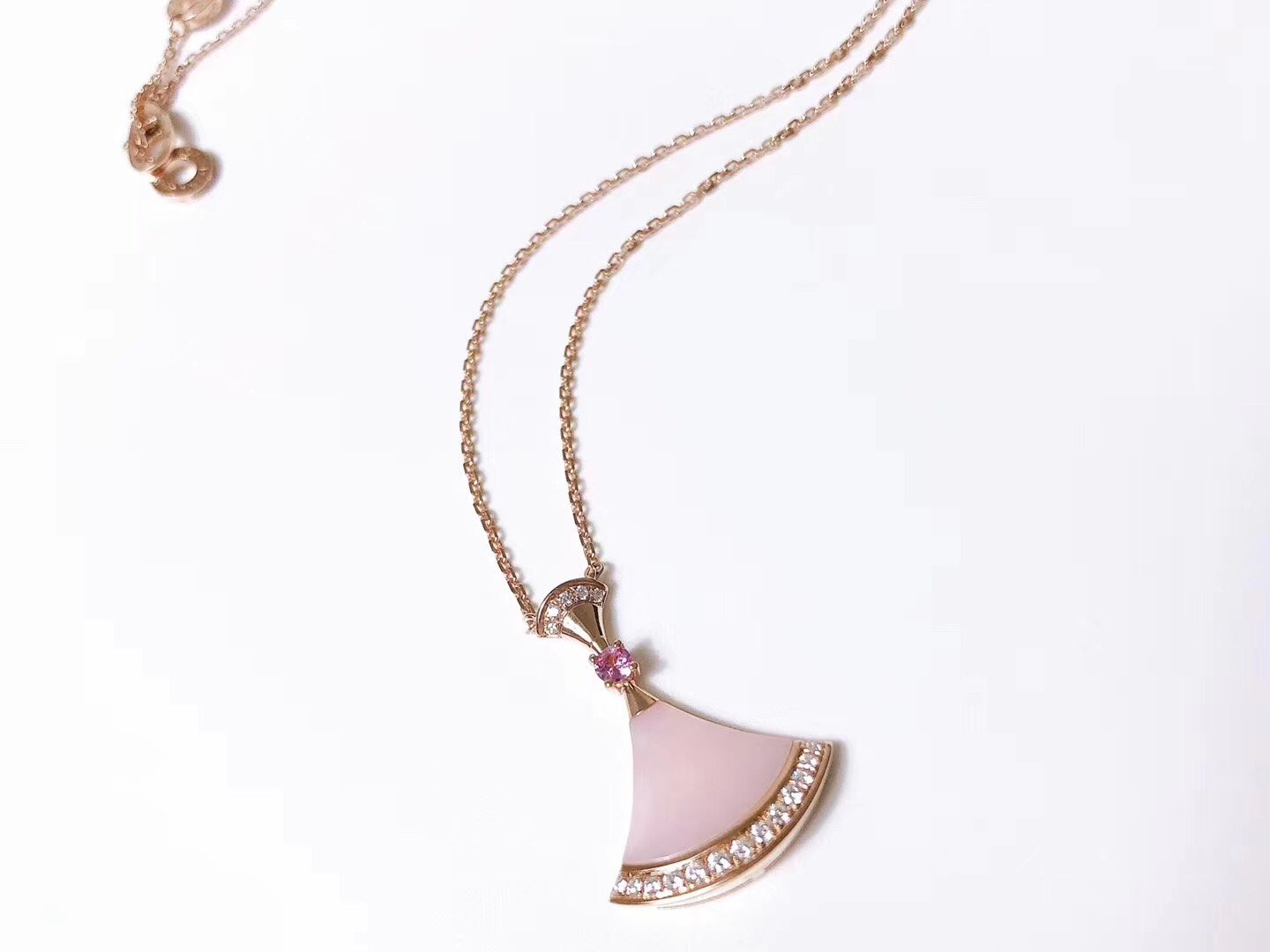 [Eternal Jewelry]DREAM NECKLACE PINK MOP DIAMOND
