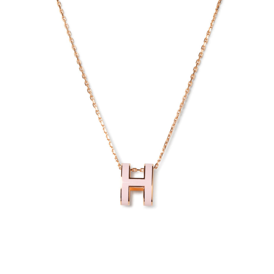 [Eternal Jewelry]POP H PEDANT PINK GOLD