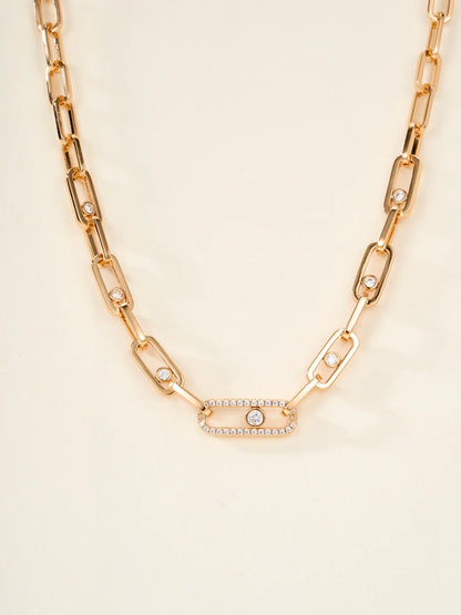 [Eternal jewelry] MK NEW SLIDING DIAMOND NECKLACE