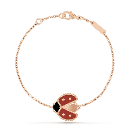 [Eternal Jewelry]LUCKY SPRING 1 MOTIF PINK GOLD BRACELET