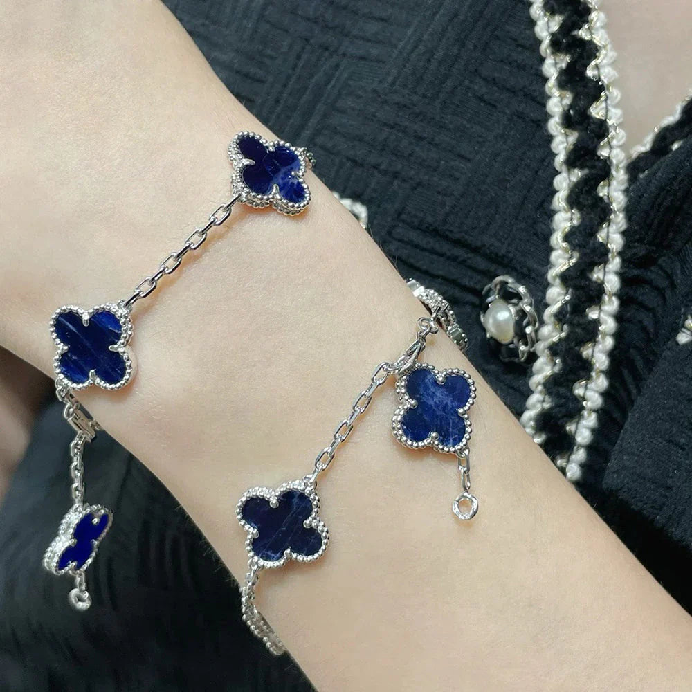[Eternal Jewelry]CLOVER 5 MOTIF PIETERSITE BRACELET COLLECTION