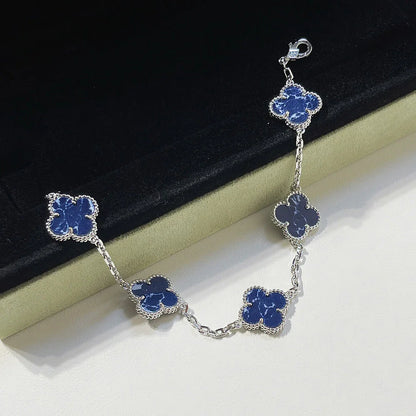 [Eternal Jewelry]CLOVER 5 MOTIF PIETERSITE BRACELET COLLECTION