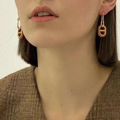 [Eternal Jewelry]HM O'MAILLON GOLD EARRINGS
