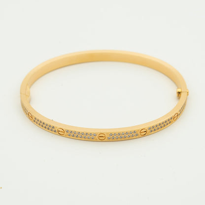 [Eternal Jewelry]LOVE BRACELET 3.65MM DIAMOND-PAVED