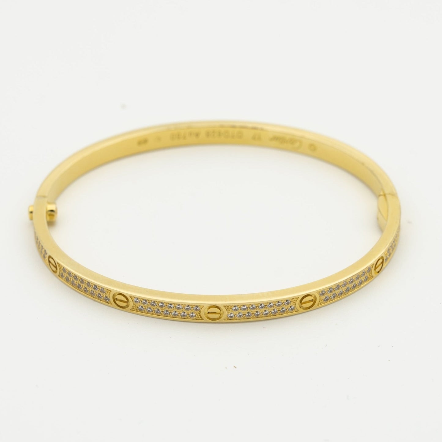[Eternal Jewelry]LOVE BRACELET 3.65MM DIAMOND-PAVED
