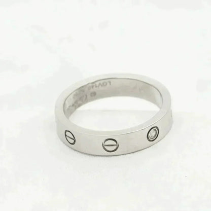 [Eternal Jewelry]LOVE RING 4MM 1 DIAMOND SILVER