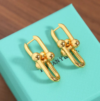 [Eternal Jewelry]TF HORSESHOE BUCKLE EARRINGS