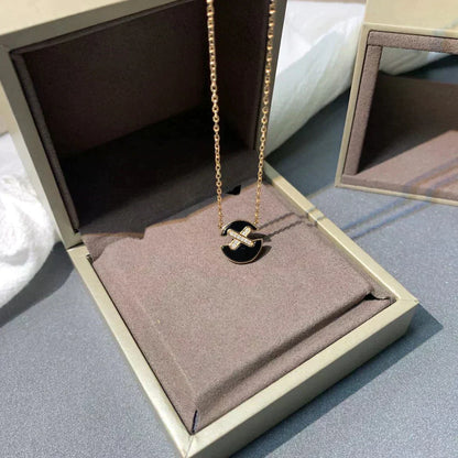 [Eternal Jewelry]JEUX DE ROSE GOLD DIAMOND NECKLACE
