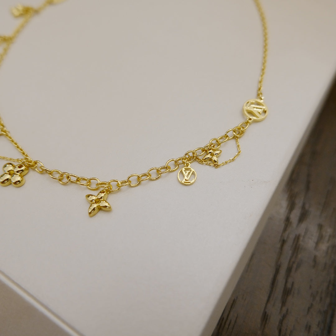 [Eternal Jewelry]BLOOMING SUPPLE NECKLACE BRASS