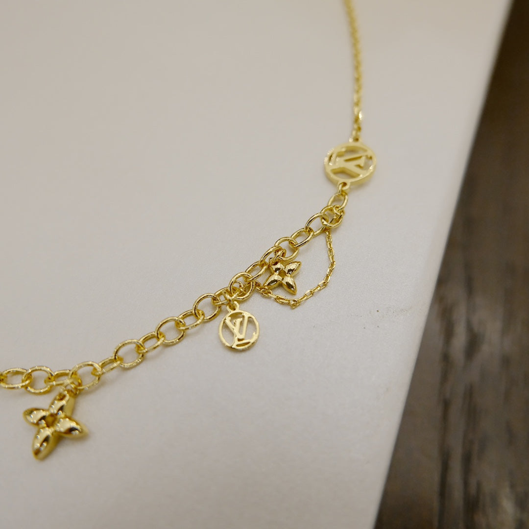 [Eternal Jewelry]BLOOMING SUPPLE NECKLACE BRASS