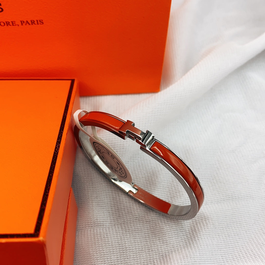 [Eternal Jewelry]CLASSIC HM CLIC RED 8MM ENAMEL BRACELET