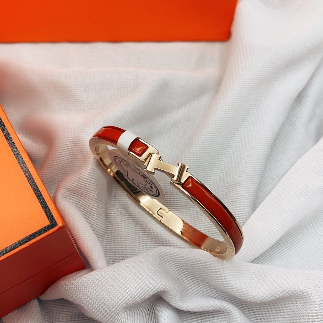 [Eternal Jewelry]CLASSIC HM CLIC RED 8MM ENAMEL BRACELET