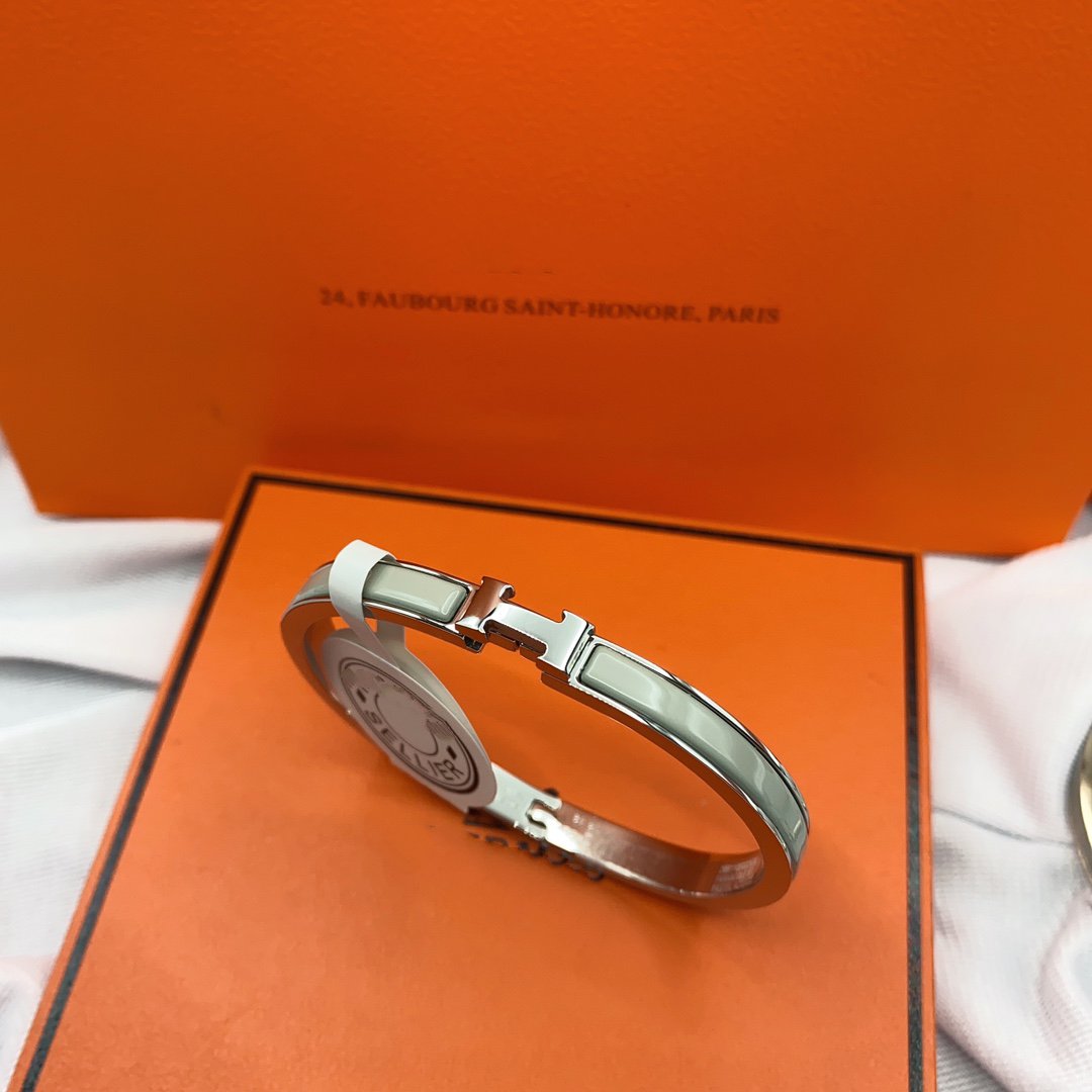 [Eternal Jewelry]CLASSIC HM CLIC GREEN 8MM ENAMEL BRACELET