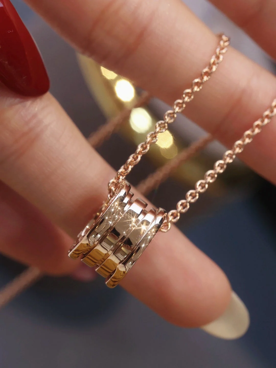 [Eternal Jewelry]ZERO 1 PINK GOLD NECKLACE