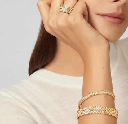 [Eternal jewelry]Five-row diamond bracelet