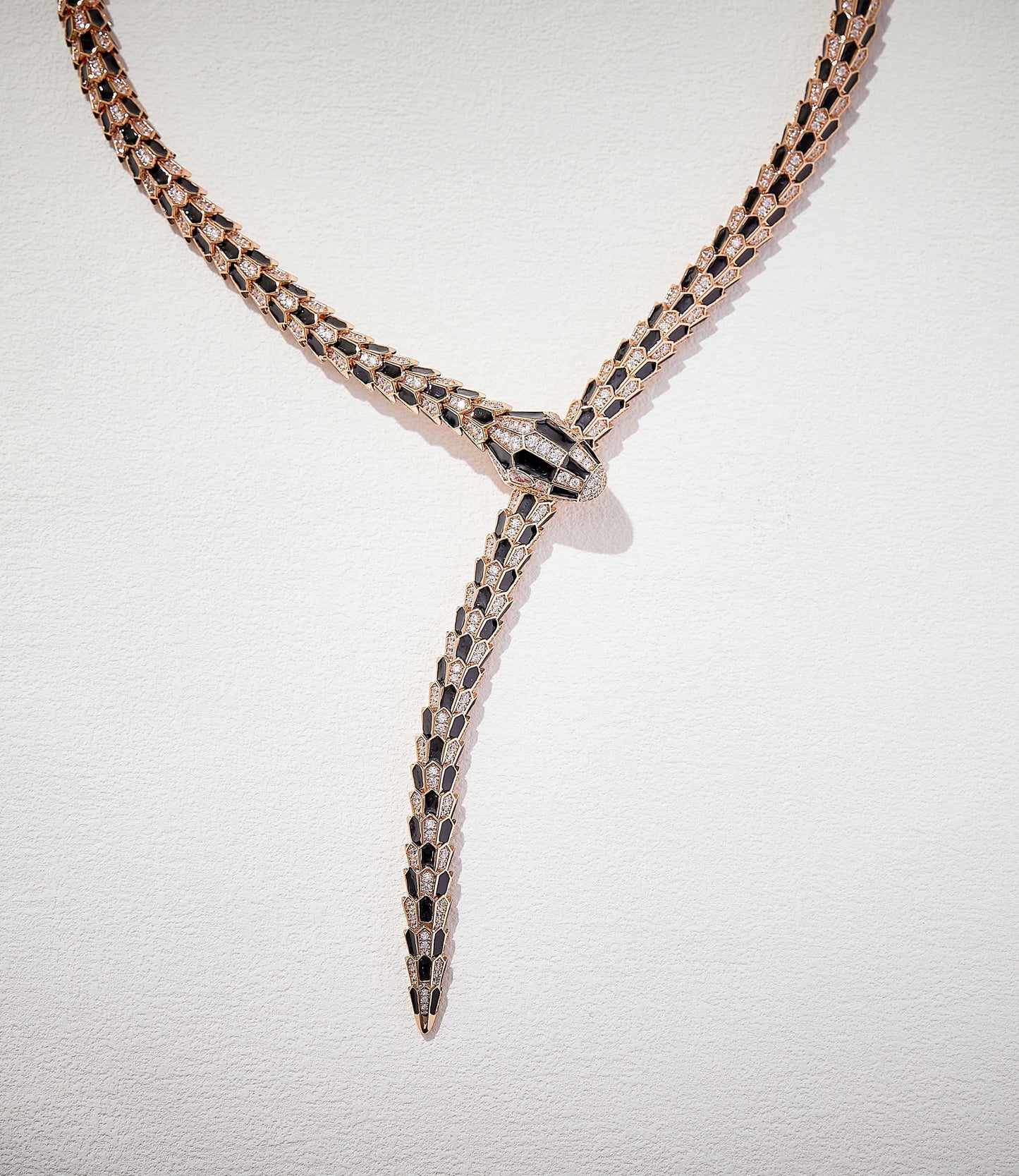 [✨Eternal Jewelry✨] High-End Bespoke Black Onyx Serpent Necklace