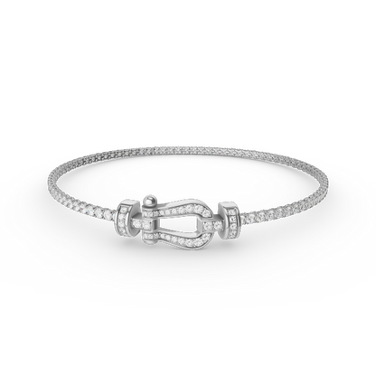 [Eternal Jewelry]FORCE  HORSESHOE  DIAMOND TENNIS BRACELET